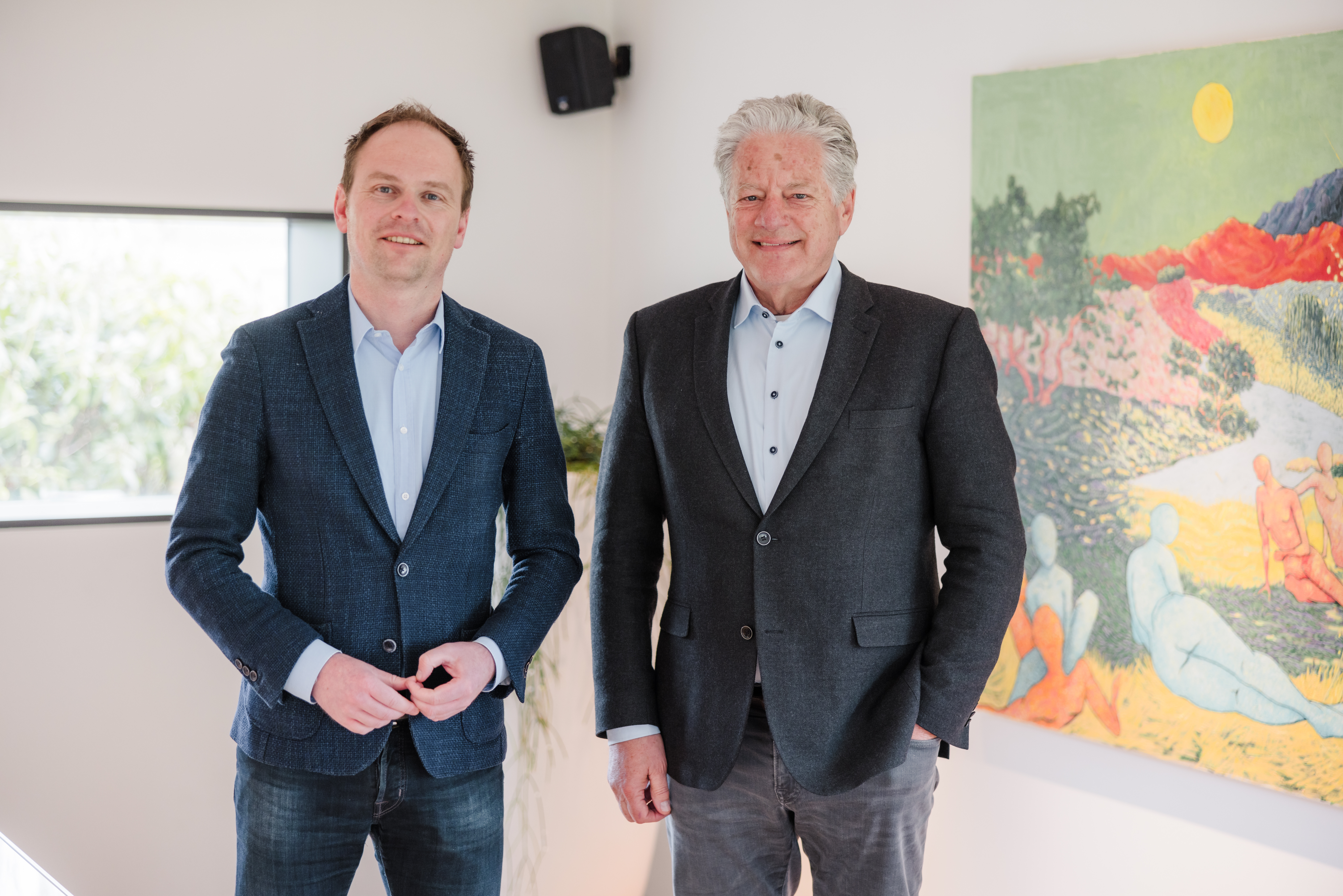 Hendrik van der Meulen (KplusV) en Jan Scholt